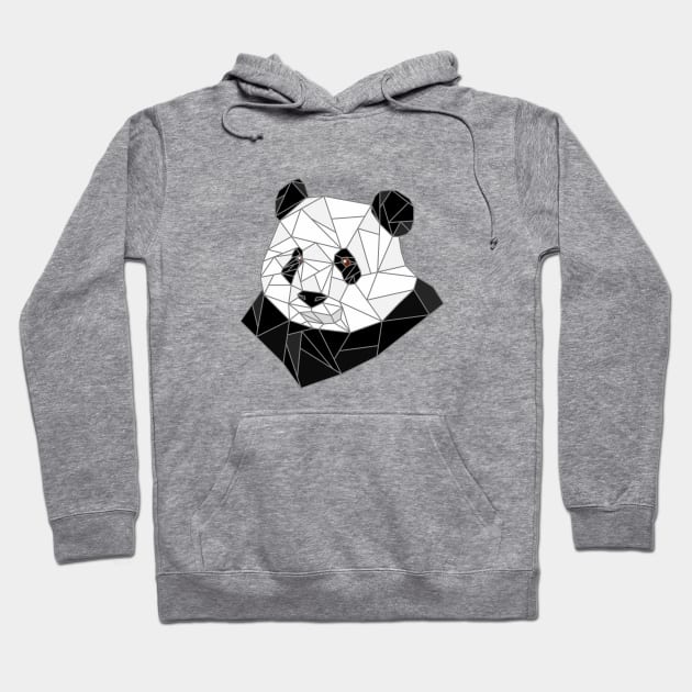 Panda Stained Glass Hoodie by inotyler